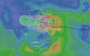 Tin bão khẩn cấp: Cơn bão số 5 (lúc 7h ngày 25/8)