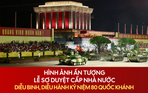 Hình ảnh ấn tượng Lễ sơ duyệt cấp Nhà nước diễu binh, diễu hành kỷ niệm 80 năm Quốc khánh