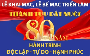 Lễ khai mạc, lễ bế mạc Triển lãm thành tựu đất nước "80 năm hành trình Độc lập - Tự do - Hạnh phúc"