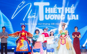Hai nhà thiết kế nhí giành giải thưởng đặc biệt tại cuộc thi "Nhà thiết kế tương lai"