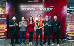 Cơ thủ Trương Mậu Hưng vô địch giải pool 9 bi phong trào của VBSF 