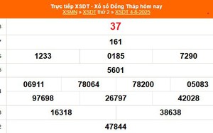 XSDT 4/8 - Kết quả xổ số Đồng Tháp hôm nay 4/8/2025 - Trực tiếp XSDT ngày 4 tháng 8