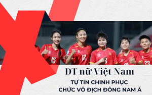 Thắng trận ra quân, tuyển nữ Việt Nam tự tin chinh phục chức vô địch Đông Nam Á