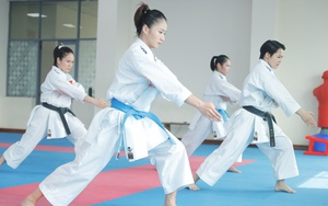 Đội tuyển kata nữ Việt Nam tự tin bảo vệ HCV SEA Games 33