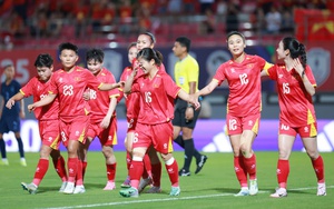 Tuyển nữ Việt Nam thắng 6-0 ở trận ra quân giải Đông Nam Á 2025
