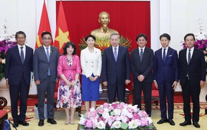 Tổng Bí thư Tô Lâm tiếp Chủ tịch Liên minh nghị sĩ hữu nghị Nhật - Việt