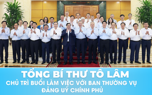 Tổng Bí thư chủ trì buổi làm việc của Bộ Chính trị với Ban Thường vụ Đảng uỷ Chính phủ