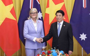 Chủ tịch nước Lương Cường và Toàn quyền Australia Sam Mostyn hội đàm