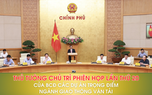 Thủ tướng chủ trì Phiên họp lần thứ 20 của BCĐ các dự án trọng điểm ngành giao thông vận tải