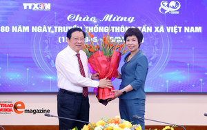Trưởng ban Nội chính Trung ương chúc mừng 80 năm Ngày truyền thống TTXVN