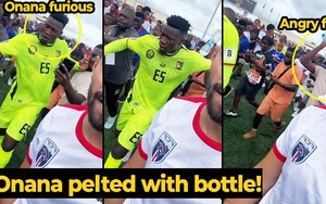 Những ngày khó khăn của Andre Onana: Mắc sai lầm từ MU đến ĐTQG, xô ngã CĐV và bị ném chai vào đầu