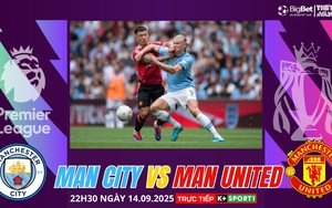 Nhận định, soi tỷ lệ Man City vs MU 22h30 hôm nay ngày 14/9/2025, Ngoại hạng Anh