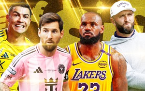 Top 10 VĐV có thu nhập cao nhất thế giới: Ronaldo kiếm gấp đôi Messi