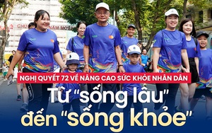 Nghị quyết 72 về nâng cao sức khỏe nhân dân: Từ “sống lâu” đến “sống khỏe”