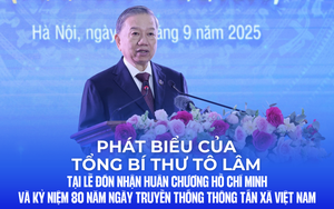Phát biểu của Tổng Bí thư Tô Lâm tại Lễ đón nhận Huân chương Hồ Chí Minh và Kỷ niệm 80 năm Ngày truyền thống Thông tấn xã Việt Nam