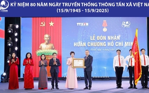 Thông tấn xã Việt Nam vinh dự đón nhận Huân chương Hồ Chí Minh lần thứ 3