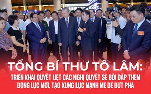 Tổng Bí thư Tô Lâm: Triển khai quyết liệt các Nghị quyết sẽ bồi đắp thêm động lực mới, tạo xung lực mạnh mẽ để bứt phá
