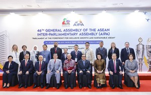 AIPA-46: Các Trưởng đoàn Nghị viện thành viên AIPA chụp ảnh chung