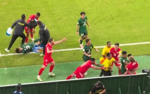 CẬN CẢNH video pha xô xát giữa cầu thủ CAHN FC và Bắc Kinh Quốc An ở Cúp châu Á