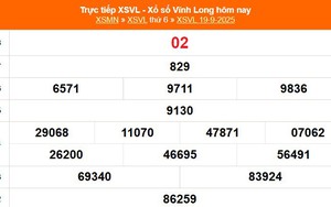 XSVL 19/9 - Kết quả xổ số Vĩnh Long hôm nay 19/9/2025 - Trực tiếp XSVL ngày 19 tháng 9