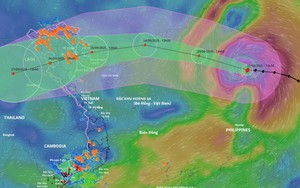 Siêu bão RAGASA cách đảo Luzon (Philippines) khoảng 140km