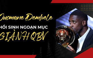 Từng bị Mbappe trêu 'cần kính để ghi bàn', Dembele giờ vượt tất cả để ẵm Quả Bóng Vàng