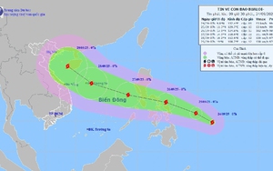 Các tỉnh từ Quảng Ninh đến An Giang chủ động ứng phó với bão BUALOI gần Biển Đông