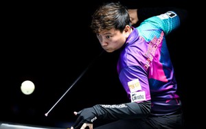Cơ thủ số 1 Việt Nam thắng kịch tính đối thủ Nhật Bản để giành vé đi tiếp ở giải thế giới