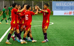 Tuyển trẻ Việt Nam thắng 4-0 đại diện của Trung Quốc ở giải đấu tại Hàn Quốc