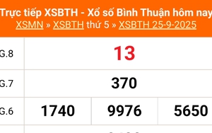 XSBTH 25/9 - Kết quả xổ số Bình Thuận hôm nay 25/9/2025 - Trực tiếp XSBTH ngày 25 tháng 9