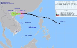 Bão số 9 suy yếu thành áp thấp nhiệt đới