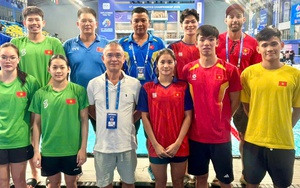 Đội tuyển bơi Việt Nam dự Giải vô địch thể thao dưới nước châu Á 2025