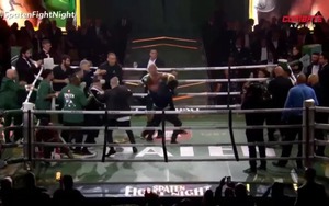 Huyền thoại UFC bị hạ knock-out bởi… một người đàn ông mặc tuxedo trong vụ hỗn chiến tại võ đài