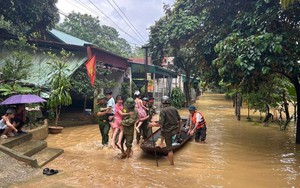 Bão số 10 trên đất liền biên giới Nghệ An - Trung Lào, khả năng suy yếu vào tối 29/9