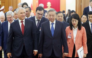 Tổng Bí thư Tô Lâm tiếp Chủ tịch Duma Quốc gia Nga