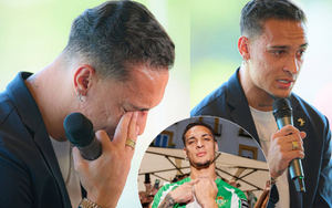 Sao MU bật khóc trong buổi ra mắt đội bóng mới