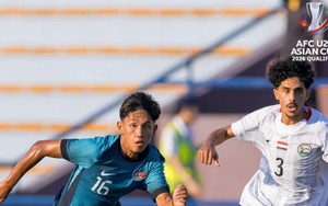 Đối thủ chính của U23 Việt Nam thắng sát nút U23 Singapore ở trận ra quân