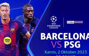 Lịch thi đấu bóng đá hôm nay 1/10: Trực tiếp Barcelona đấu với PSG, Monaco vs Man City