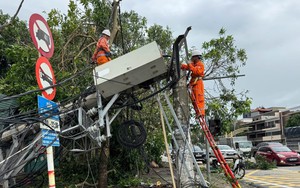 Ảnh hưởng bão số 10: Hơn 2,67 triệu khách hàng có điện trở lại