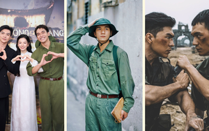 Đỗ Nhật Hoàng loay hoay học giọng Bắc, kiệt sức khi diễn cảnh hành động với Steven Nguyễn trong 'Mưa đỏ'