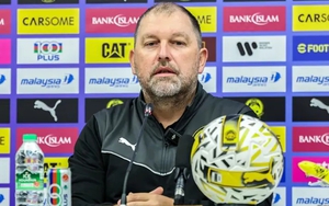 HLV Cklamovski yêu cầu cầu thủ Malaysia tập trung sau chiến thắng vất vả trước Palestine