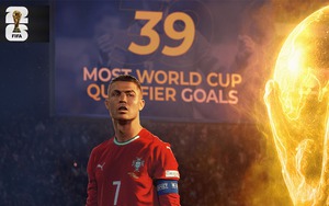 Ronaldo tiếp tục bỏ xa Messi, cân bằng kỷ lục đặc biệt của bóng đá thế giới