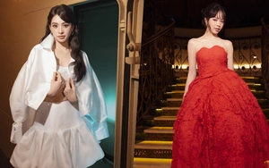 Dàn Hoa hậu, Á hậu đọ sắc thảm đỏ show VUNGOC&SON