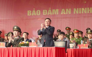 Thường trực Ban Bí thư dự Lễ xuất quân bảo đảm an ninh, trật tự Đại hội XIV của Đảng