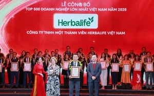 Herbalife Việt Nam 7 năm liên tiếp góp mặt trong Top 500 doanh nghiệp lớn nhất Việt Nam