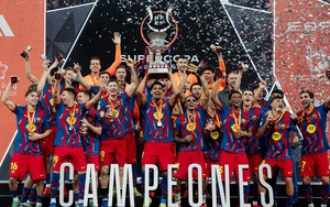 Barcelona thắng kịch tính Real Madrid để bảo vệ thành công Siêu cúp Tây Ban Nha