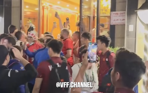 U23 Jordan ăn mừng đầy phấn khích sau chiến thắng của U23 Việt Nam