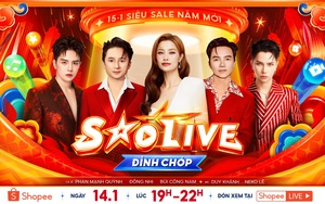 Dàn sao V-biz mang playlist năm mới rộn ràng, xông đất Shopee Live 15/1