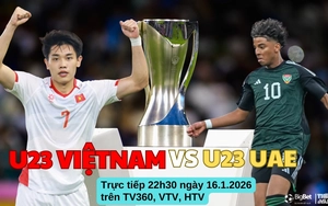 Nhận định, soi tỷ lệ U23 Việt Nam vs U23 UAE 22h30 hôm nay, VCK U23 châu Á 2026