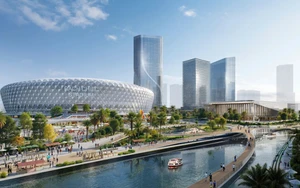 Phối cảnh siêu đô thị thể thao với SVĐ hơn 70.000 chỗ vừa khởi công tại TP.HCM